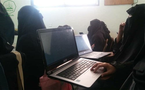 مجموعة تقنية المعلومات بكلية البنات تقيم محاضرة بعنوان أستخدام برنامج الوورد اوفيس في كتابة بحث التخرج (2)