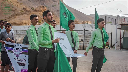 جامعة الاحقاف تشارك في بطولة الجامعات لكرة الطائرة بساحل محافظة حضرموت (7)