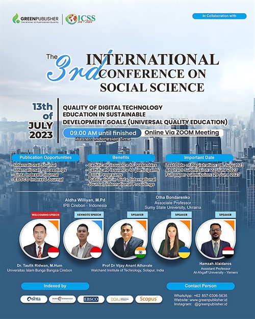 الدكتور حمزة العيدروس من جامعة الأحقاف متحدثا رسميا في المؤتمر الدولي الثالث للعلوم الإجتماعية بإندونيسيا (4)