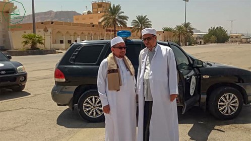 عميد كلية الشريعة والقانون جامعة الأحقاف يستقبل الوزير الدكتور الحبيب سالم سقاف الجفري رئيس إتحاد علماء المسلمين (3)