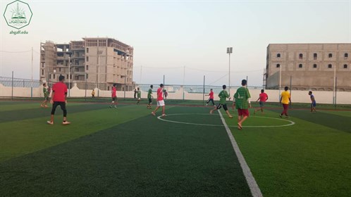 مستوى ثاني محاسبة يتفوق على نظيره مستوى أول شريعة في الدوري التنشيطي لكرة القدم بجامعة الأحقاف (3)