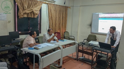 كلية هندسة وعلوم الحاسوب بجامعة الاحقاف تقيم مناقشة أبحاث التخرج (4)