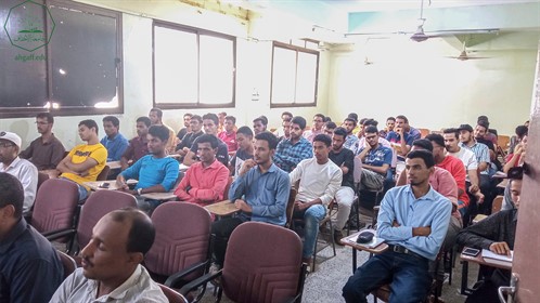 رئيس جامعة الأحقاف يلقي محاضرة بعنوان صناعة القيم الوهمية وأثرها في سلوك الأفراد والمجتمعات  (4)