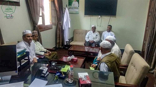 عميد كلية الشريعة والقانون جامعة الأحقاف يستقبل الأستاذ الدكتور محمد بن عبدالقادر الحاج القاضي السابق بالمحكمة العليا (2)