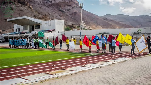 جامعة الاحقاف تشارك في بطولة الجامعات لكرة الطائرة بساحل محافظة حضرموت (5)