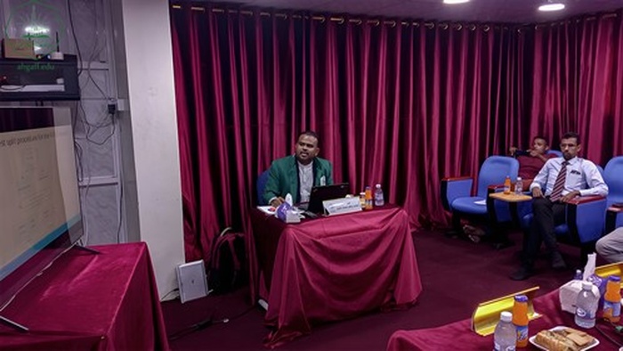 شهادة الماجستير للباحث صلاح سالم محمد باوزير من كلية الدراسات العليا
