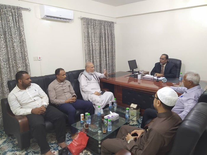 جامعة الاحقاف تستقبل وفد مركز حضرموت للدراسات التاريخية والتوثيق والنشر