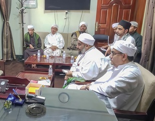 عميد كلية الشريعة والقانون بجامعة الأحقاف يستقبل الأستاذ الدكتور جمال فاروق العميد السابق لكلية الدعوة الإسلامية بالأزهر الشريف