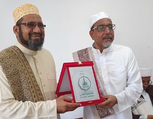 نائب رئيس جامعة الاحقاف والوفد المرافق له في ضيافة معهد الجنيد الإسلامي