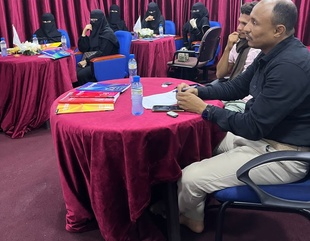 قسم اللغة الإنجليزية بمركز بحوث حضرموت بجامعة الأحقاف ينظم ورشة عمل لمعلمي اللغة الإنجليزية